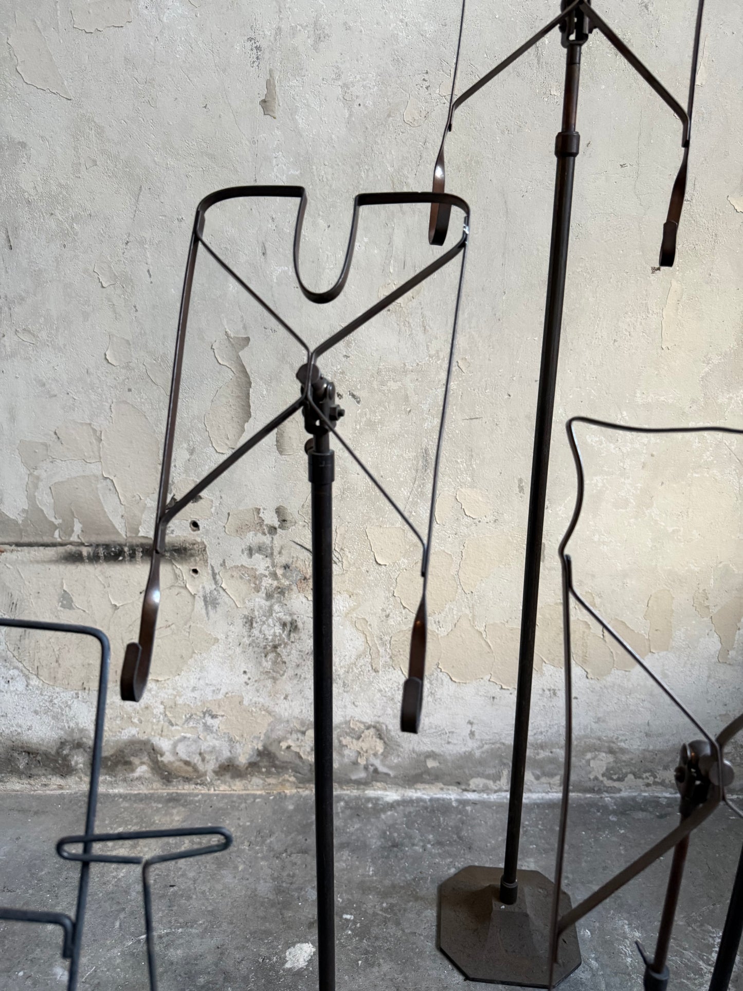 Collection of 19thC Shop Display Shirt & Accessory Stands