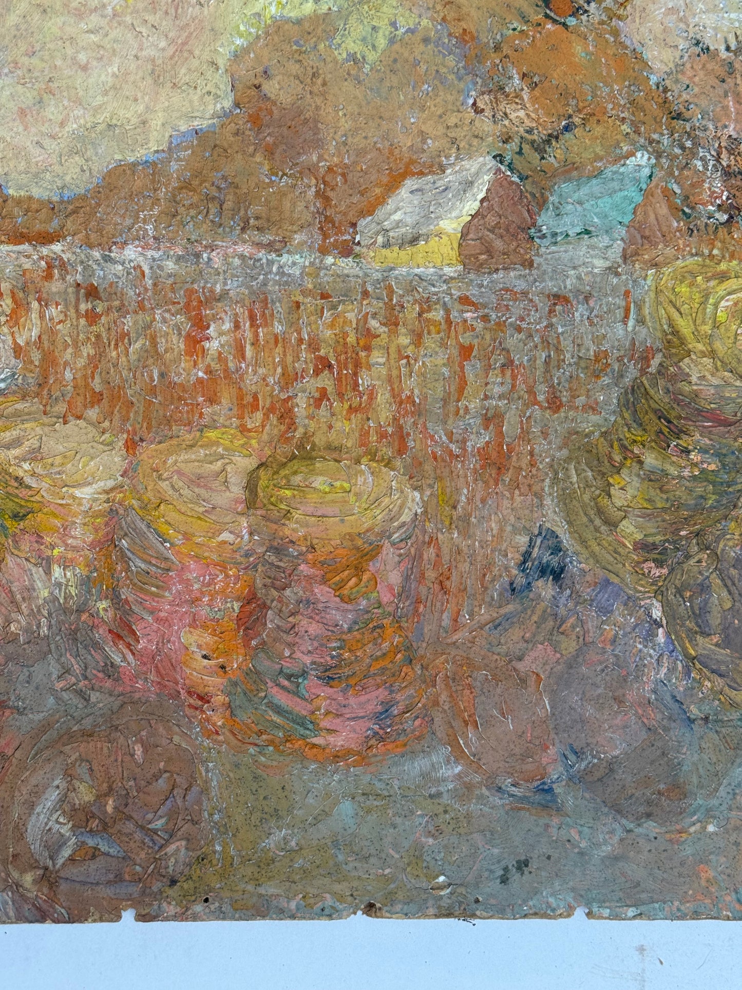 Orange Landscape - Oxshott Pottery Estate - HENRY WREN