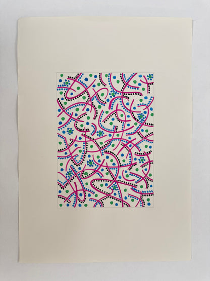 Pointillist Ink on Paper Original Artwork No.23- ARTHUR ALLAN WILSON, Scottish | 1944-2024