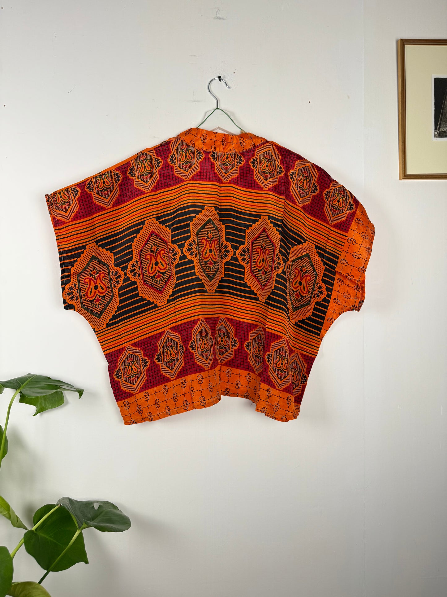 Vintage Saree Silk Shrug Blouse