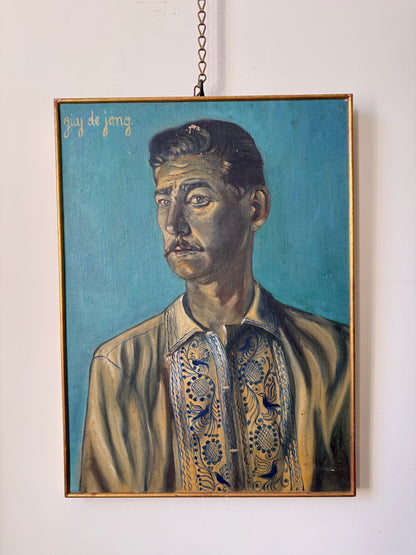 Man in Folk Shirt - Guy de Jong | 1950's