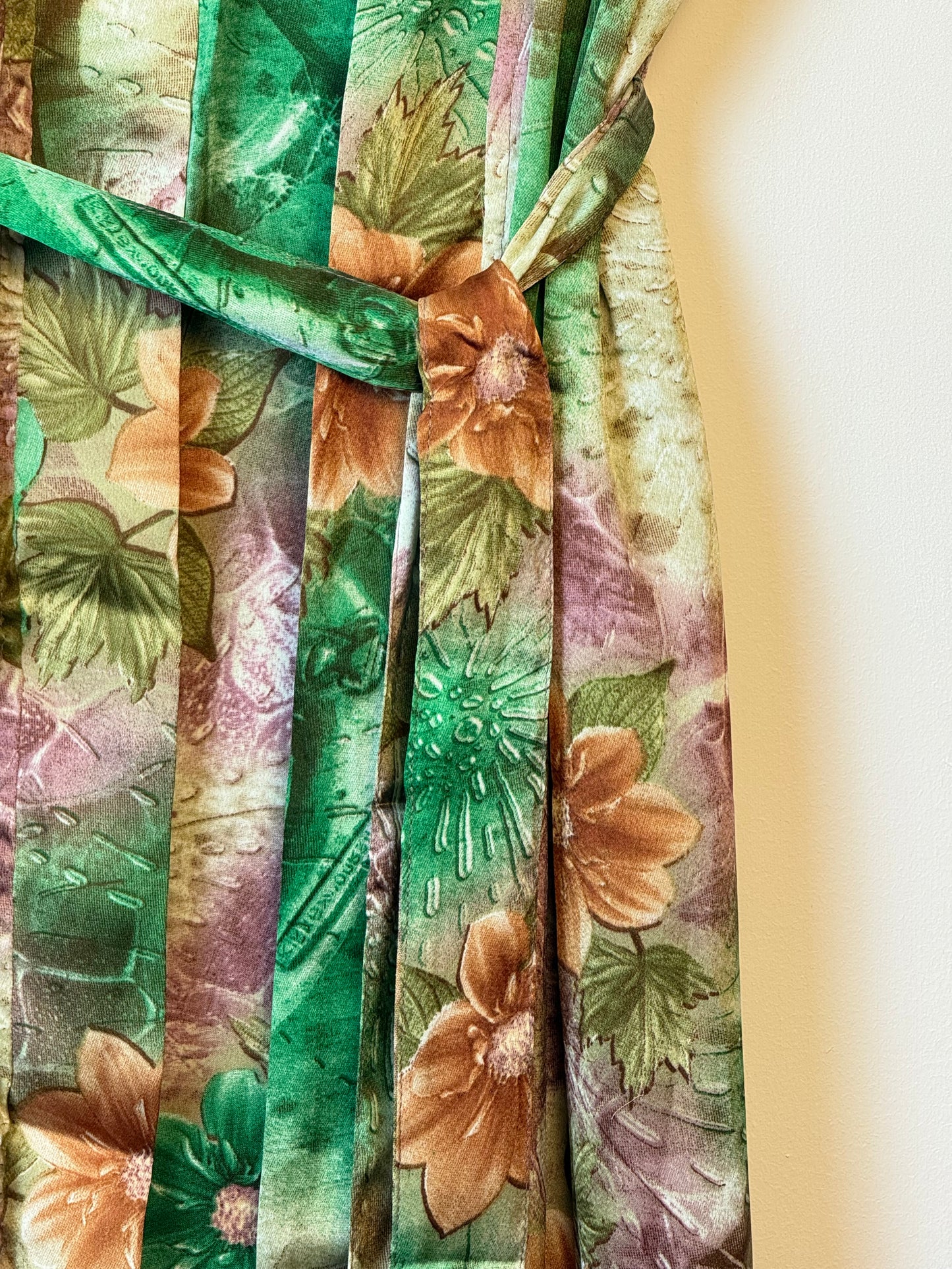 Vintage Saree Silk Kimono / Duster - Long