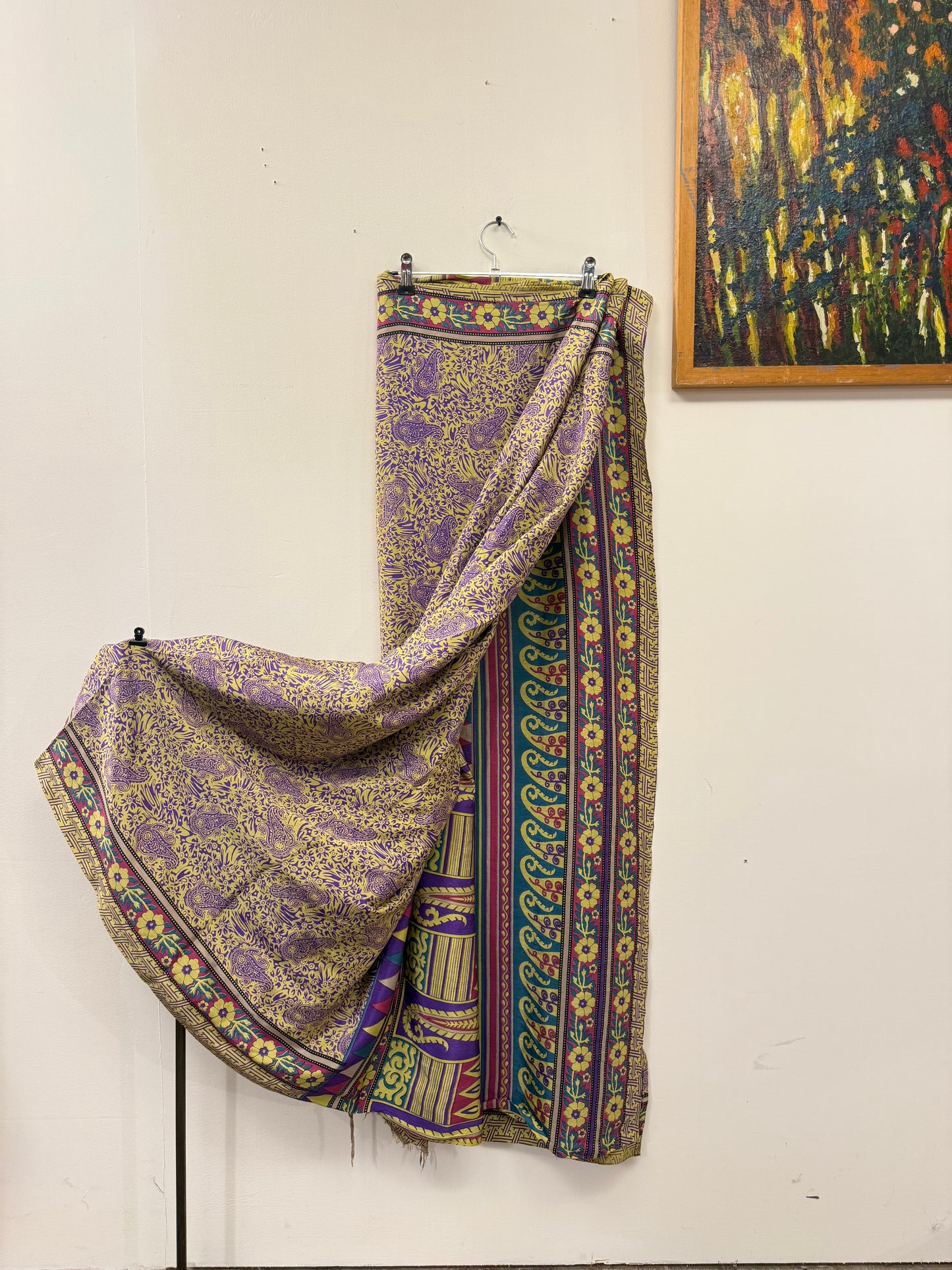 Vintage Pure Silk Saree Fabric
