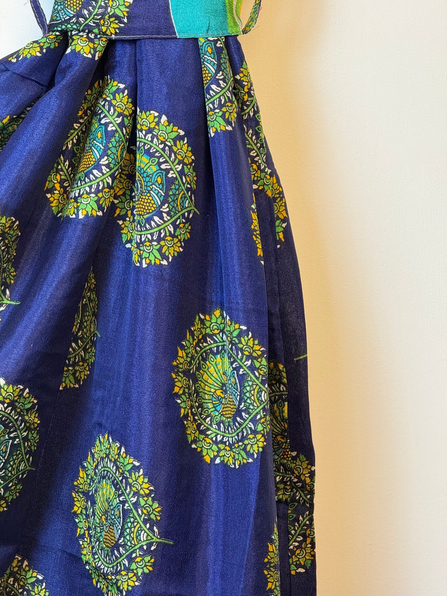 Vintage Saree Silk Kimono / Duster - Long