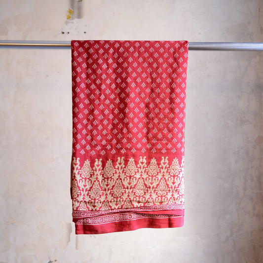 Vintage Pure Silk Saree Fabric