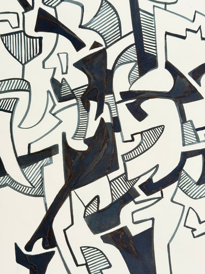 Monochromatic Original Artwork No.254 - ARTHUR ALLAN WILSON, Scottish | 1944-2024
