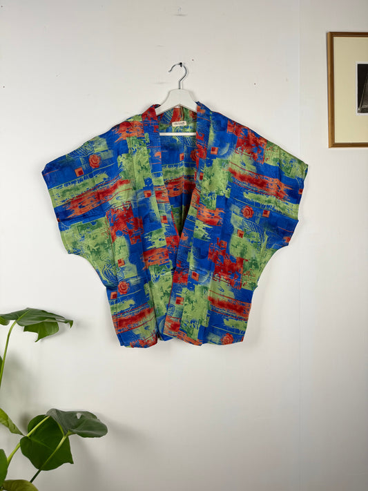 Vintage Saree Silk Shrug Blouse