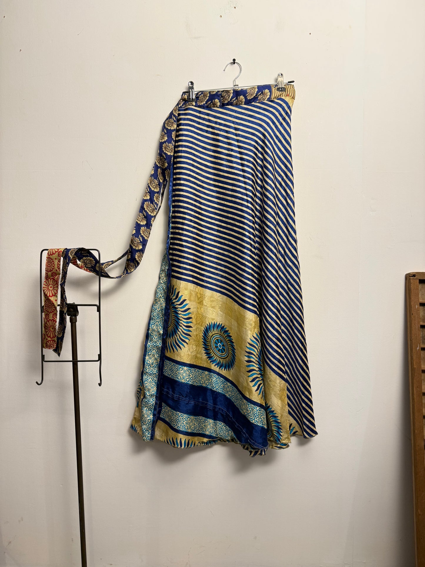 Vintage Saree Silk Wrap Skirt