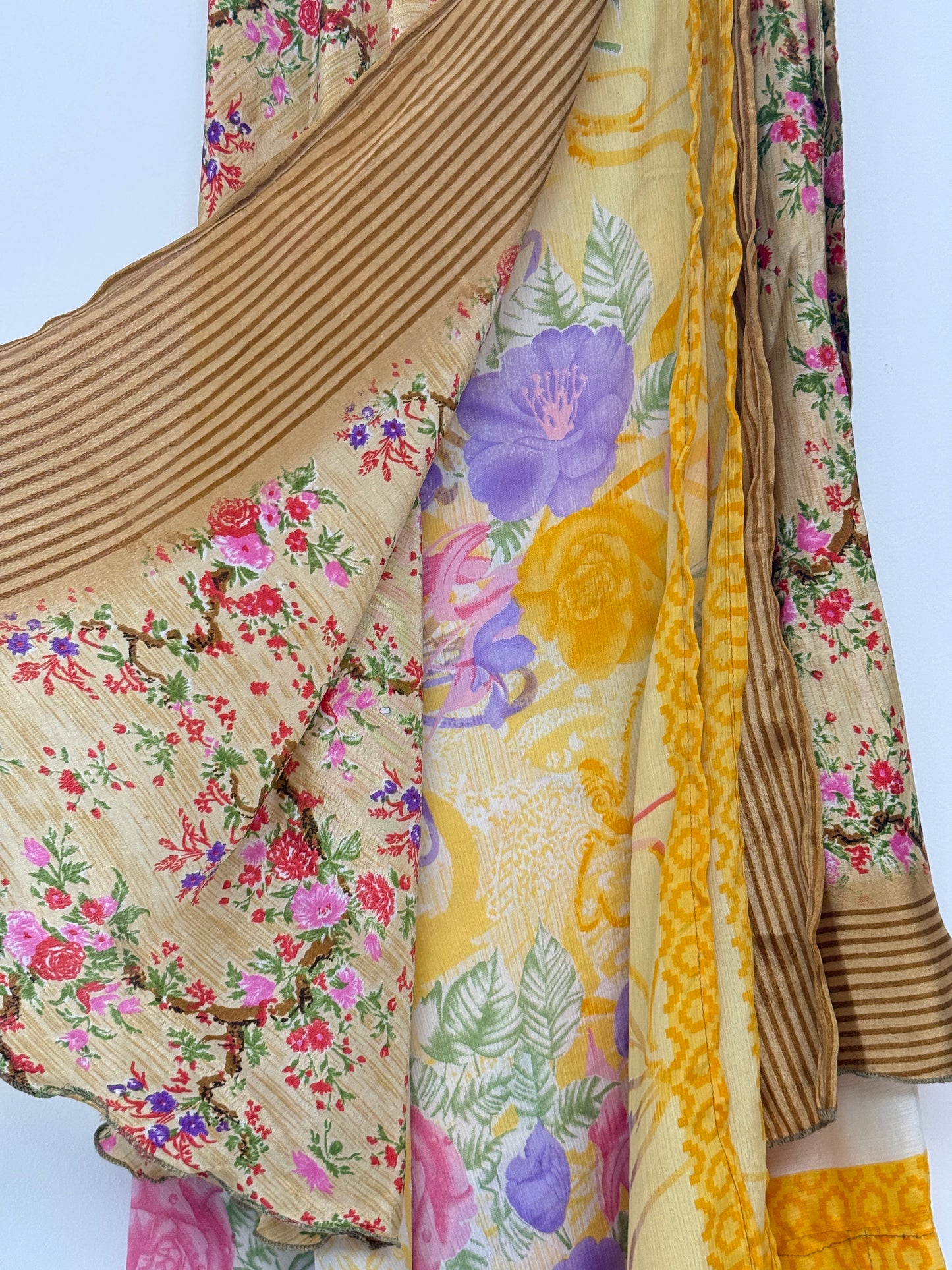 Vintage Saree Silk Wrap Skirt