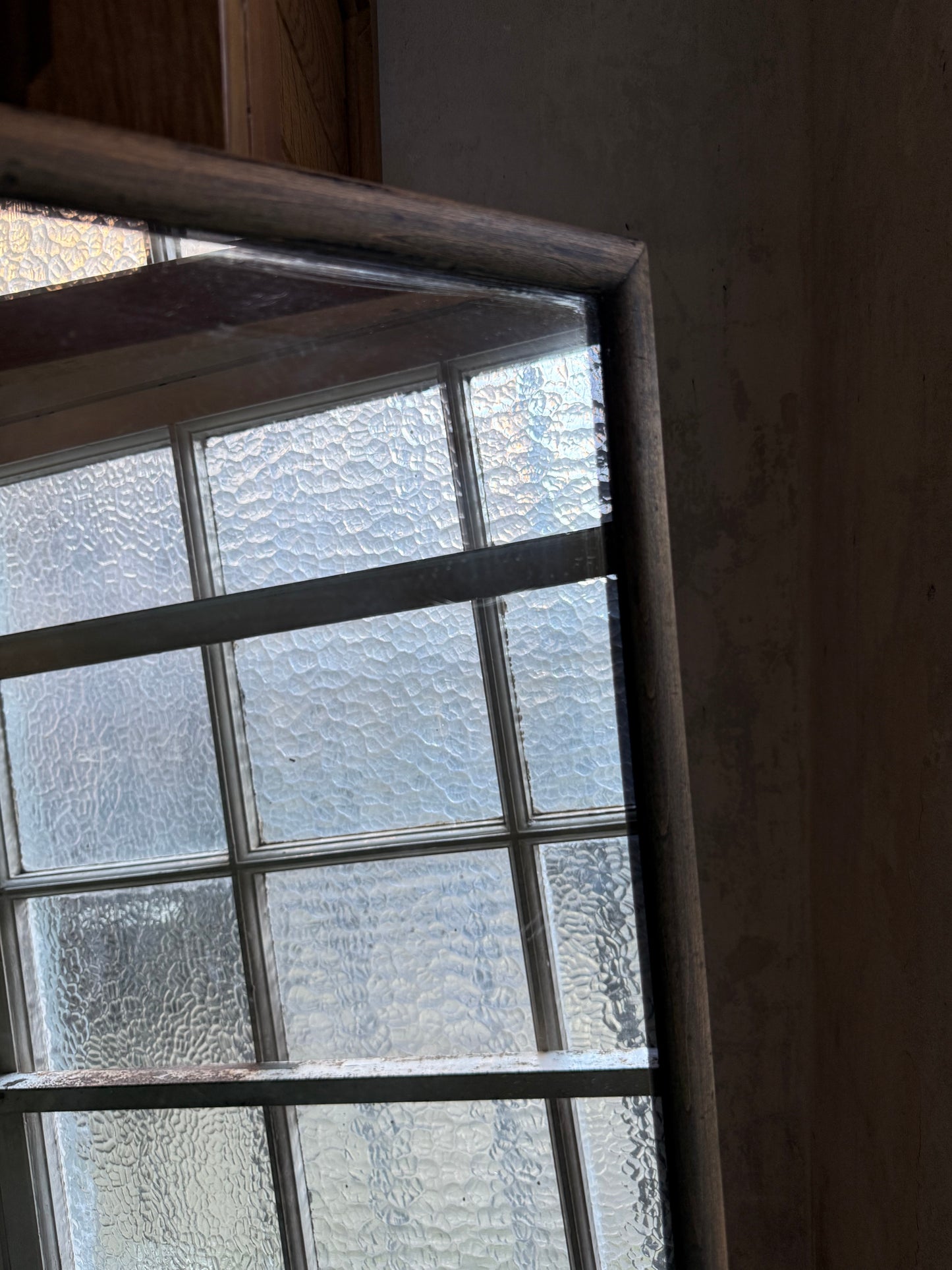 An early 20thC Gents Outfitters or Tailors Mirror