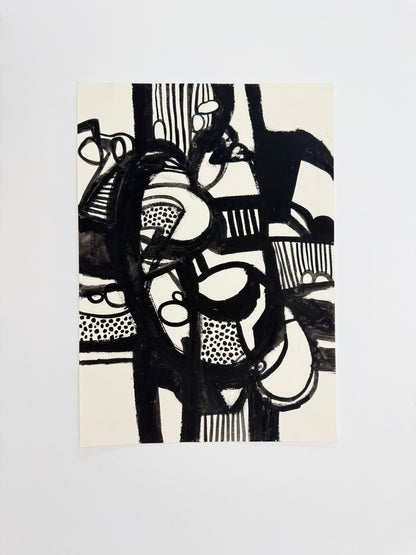 Monochromatic Original Artwork No.258 - ARTHUR ALLAN WILSON, Scottish | 1944-2024