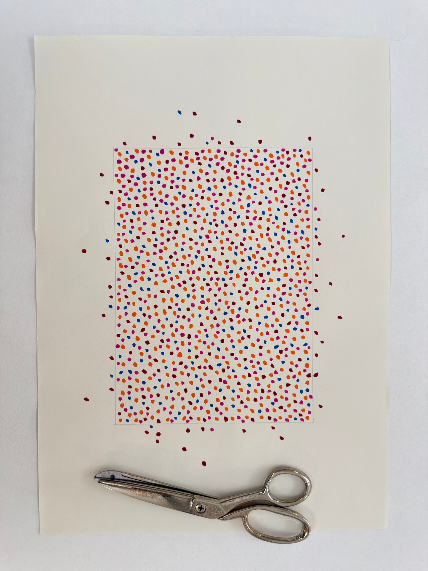 Pointillist Ink on Paper Original Artwork No.18 - ARTHUR ALLAN WILSON, Scottish | 1944-2024