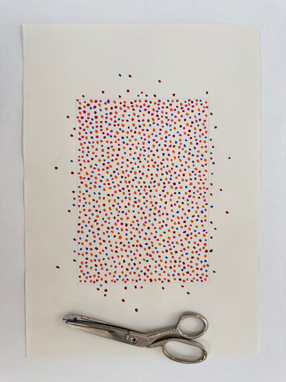 Pointillist Ink on Paper Original Artwork No.18 - ARTHUR ALLAN WILSON, Scottish | 1944-2024