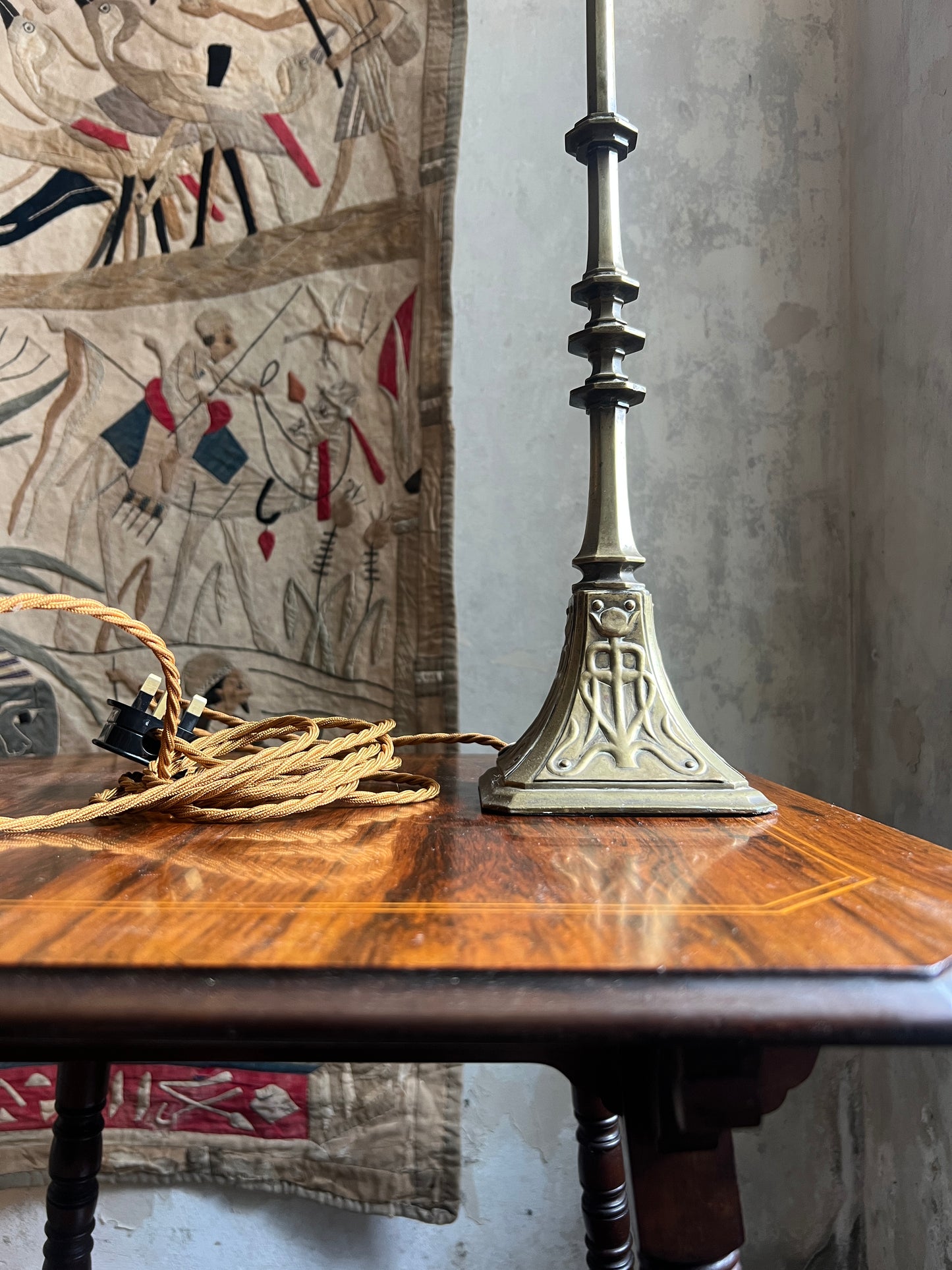 An Art Nouveau Table Lamp
