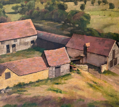 Barns | Mid 20th Century Painting