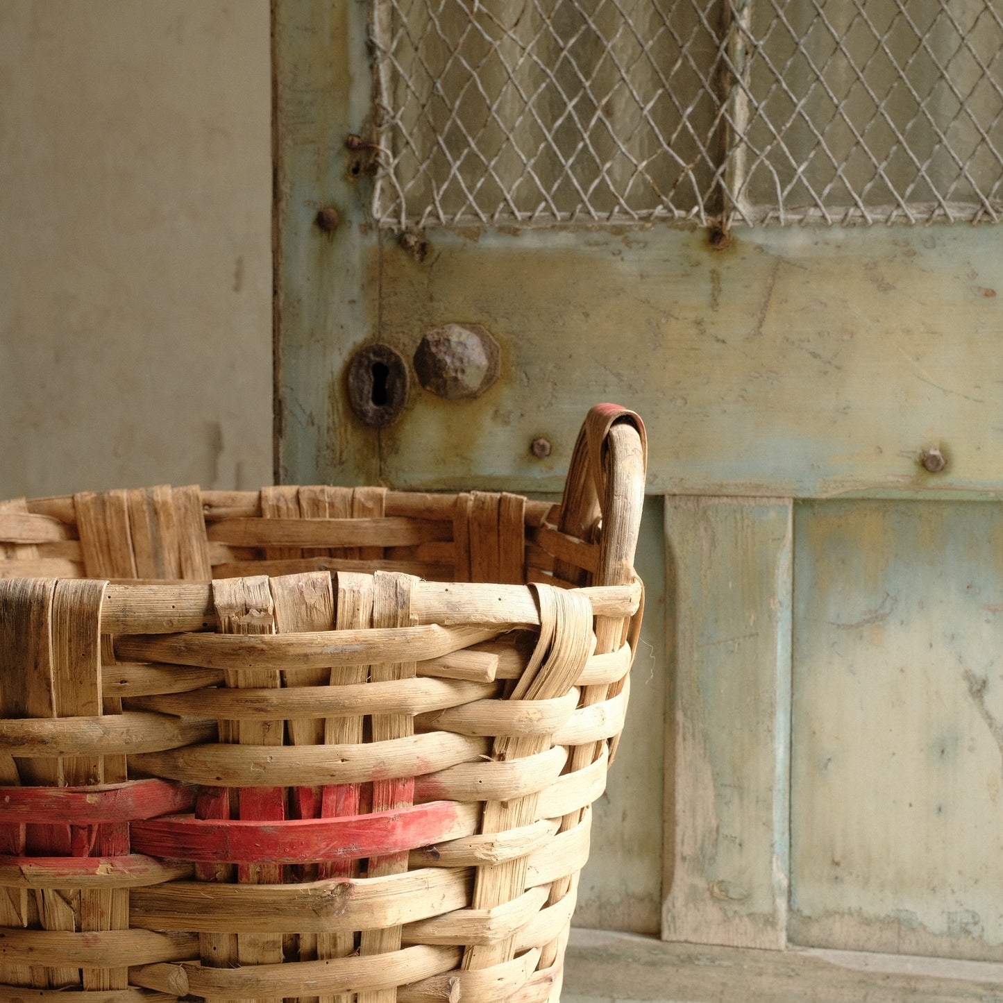 Large French Vineyard Basket c1900