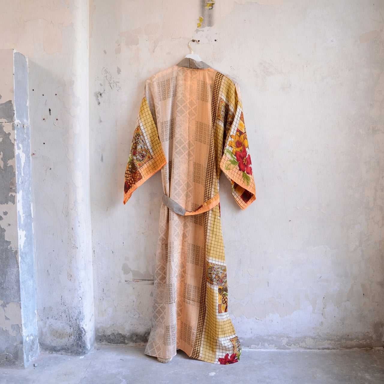 Long Vintage Silk Kimono
