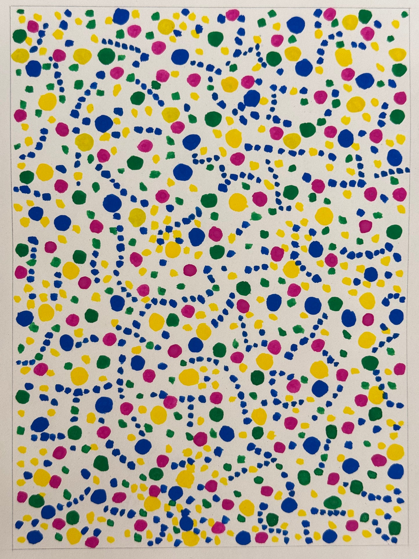 Pointillist Ink on Paper Original Artwork No.36 - ARTHUR ALLAN WILSON, Scottish | 1944-2024