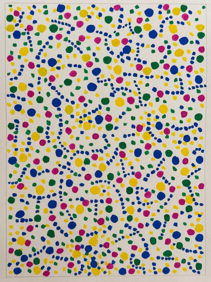 Pointillist Ink on Paper Original Artwork No.36 - ARTHUR ALLAN WILSON, Scottish | 1944-2024