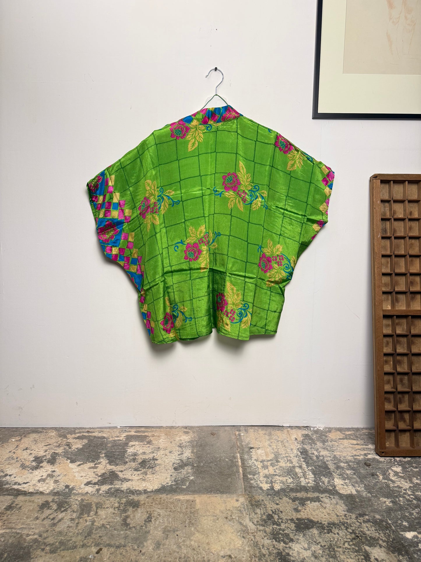 Vintage Saree Silk Shrug Blouse