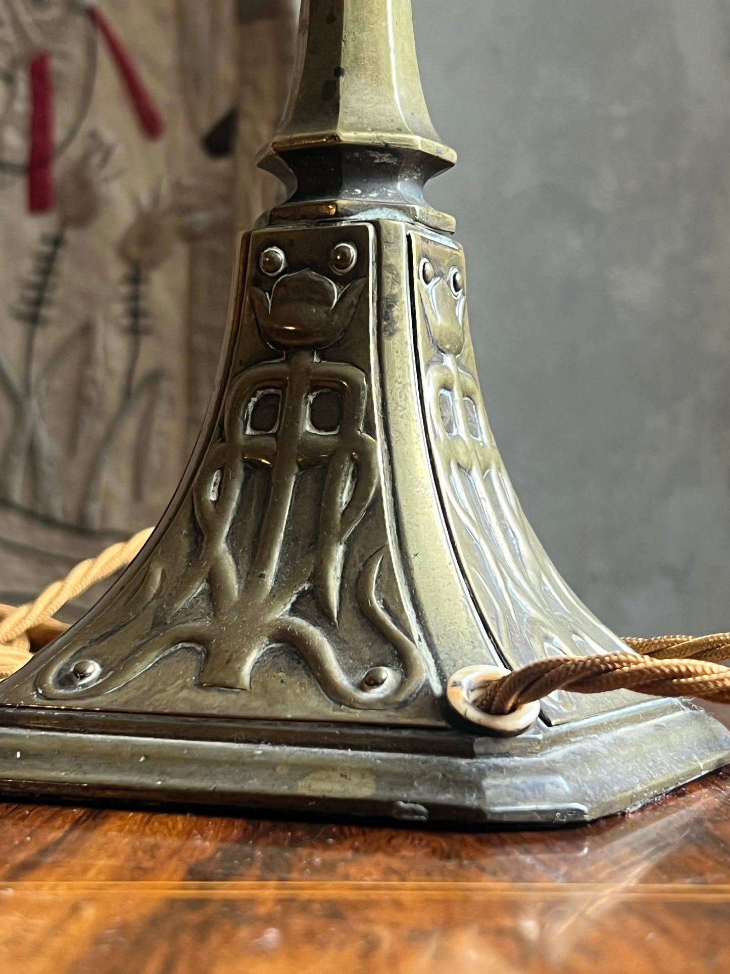 An Art Nouveau Table Lamp