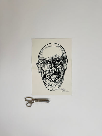 Monochromatic Original Artwork No.284 - ARTHUR ALLAN WILSON, Scottish | 1944-2024