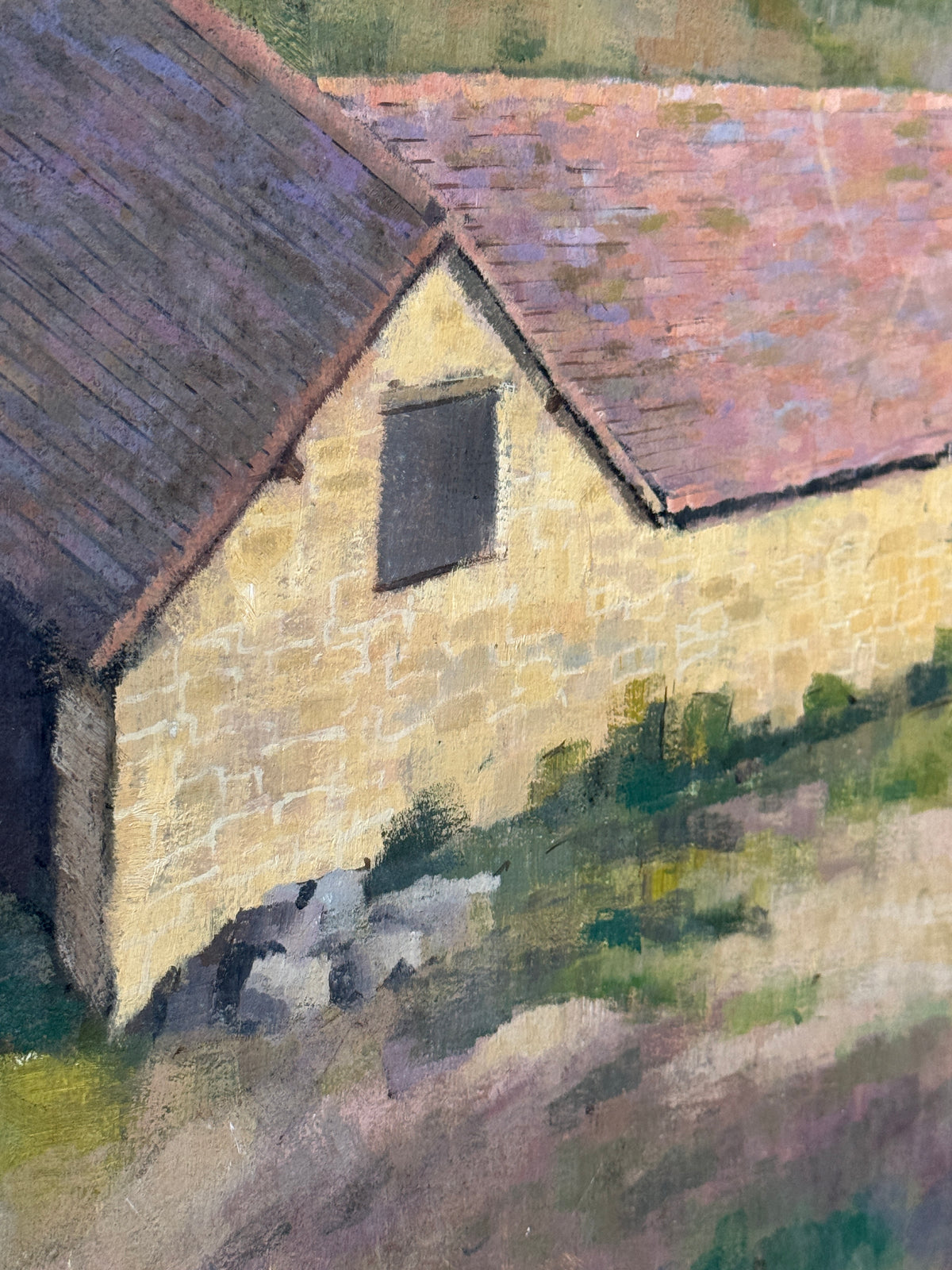 Barns | Mid 20th Century Painting
