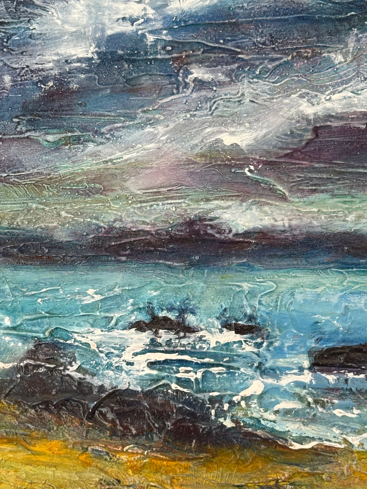 Seascape - ROSEMARY EVA WELLS (nee Broom), Scottish | 1932-2025