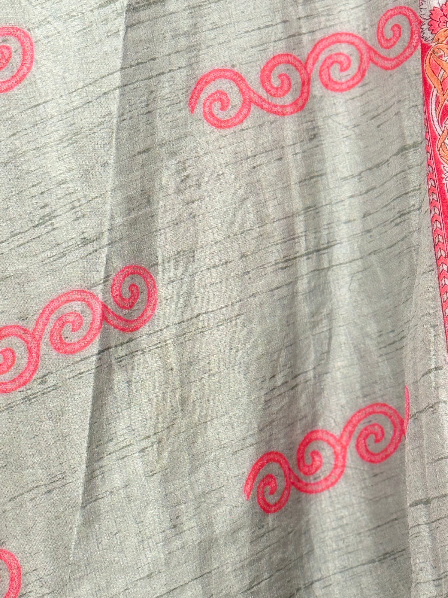 Vintage Saree Silk Wrap Skirt