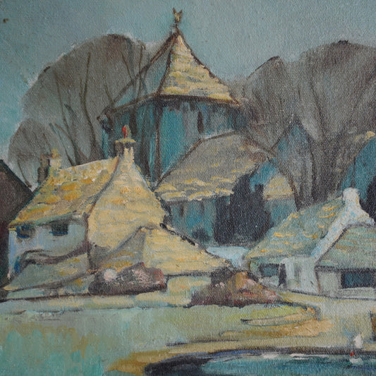 The Duck Pond, Worth Matravers / Margaret Gregg (British School), (c. 1975)