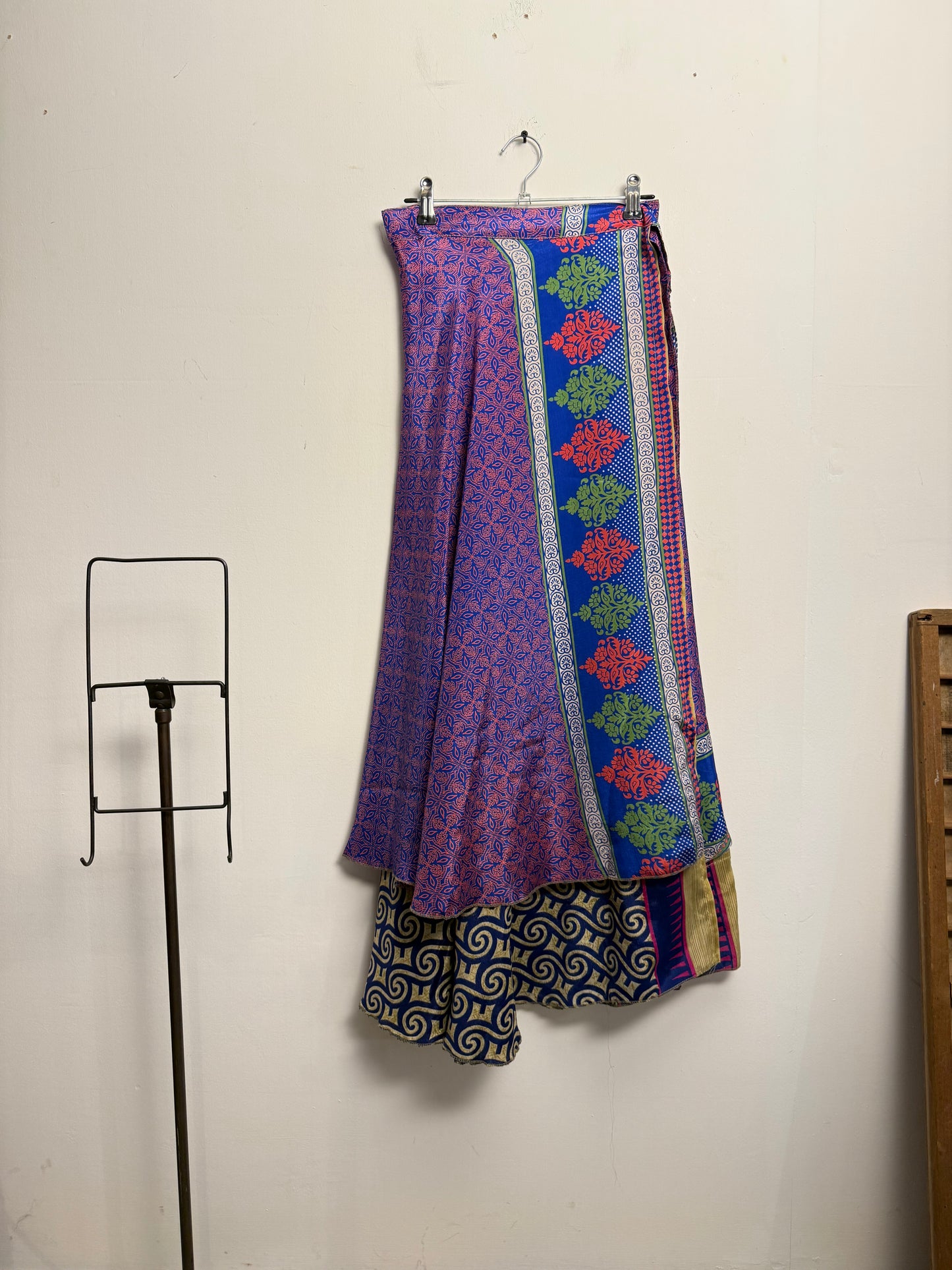 Vintage Saree Silk Wrap Skirt