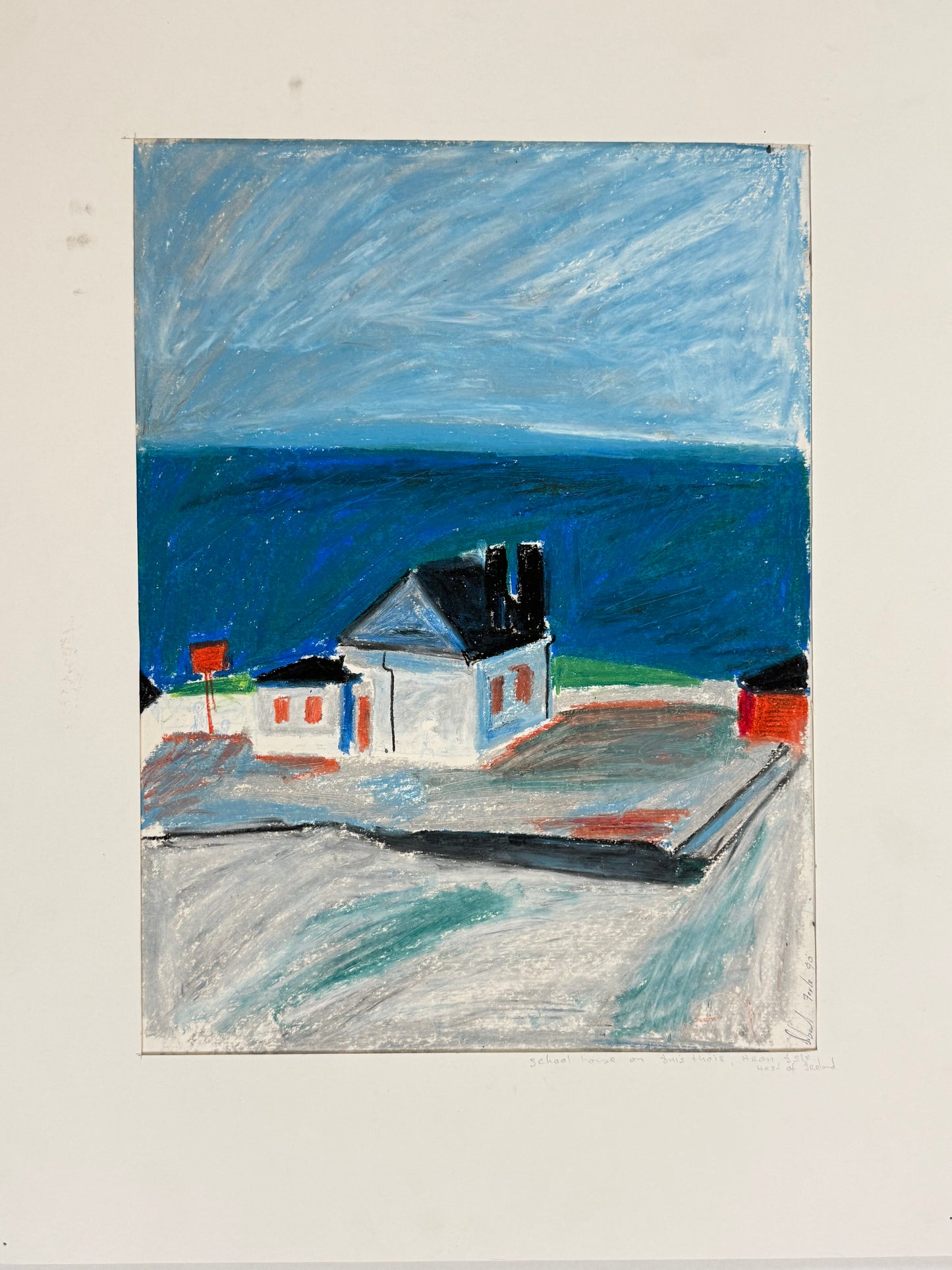 School House on Inis Thoir, Aran Isle, West of Ireland - SIBÉAL FOYLE, Irish