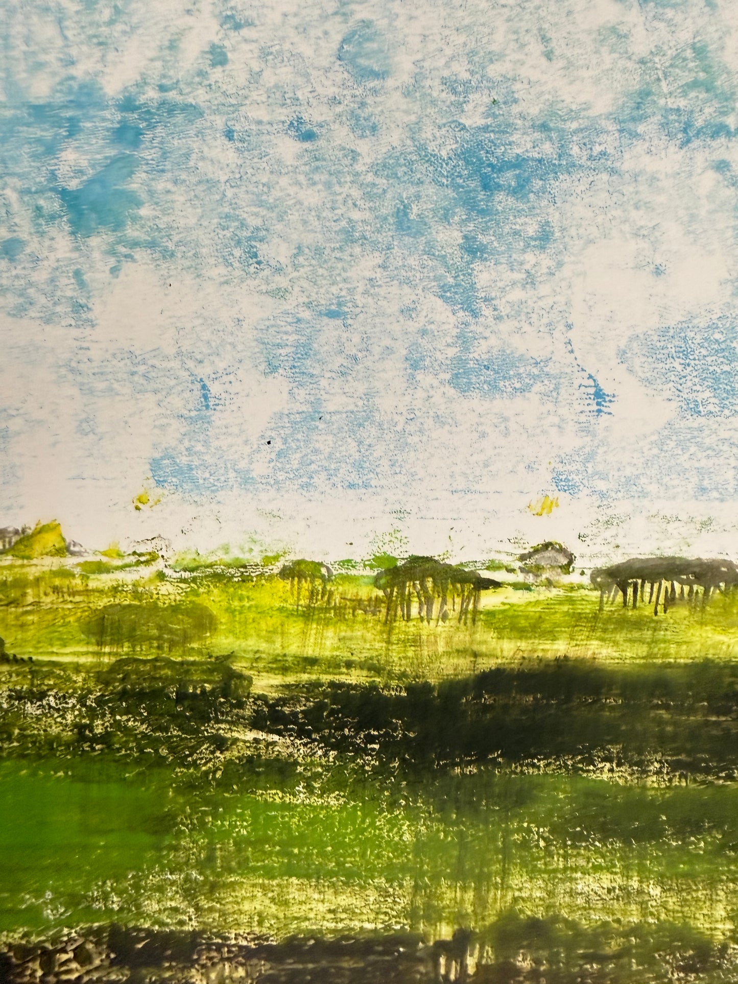Untitled Landscape - Mixed Media