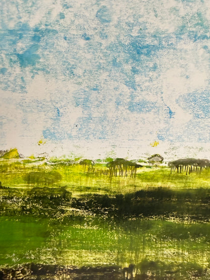 Untitled Landscape - Mixed Media