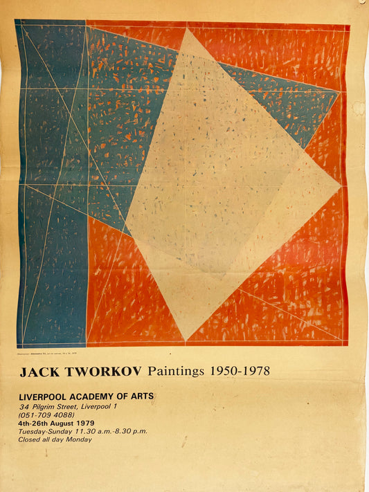 JACK TWORKOV Paintings 1950-1978, Liverpool Academy of Arts | Art Poster