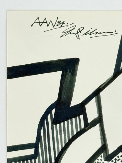 Monochromatic Original Artwork No.244 - ARTHUR ALLAN WILSON, Scottish | 1944-2024