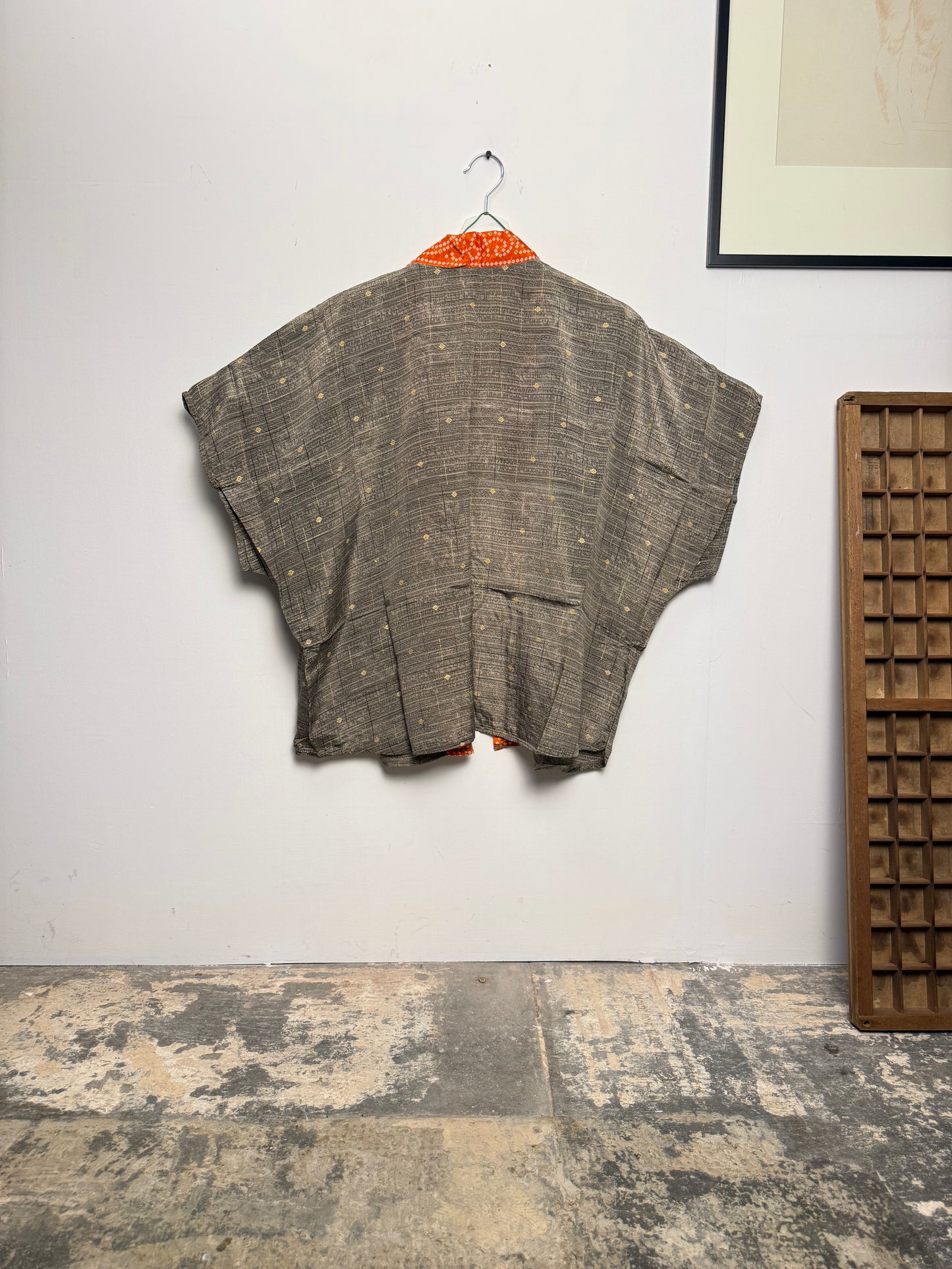 Vintage Saree Silk Shrug Blouse