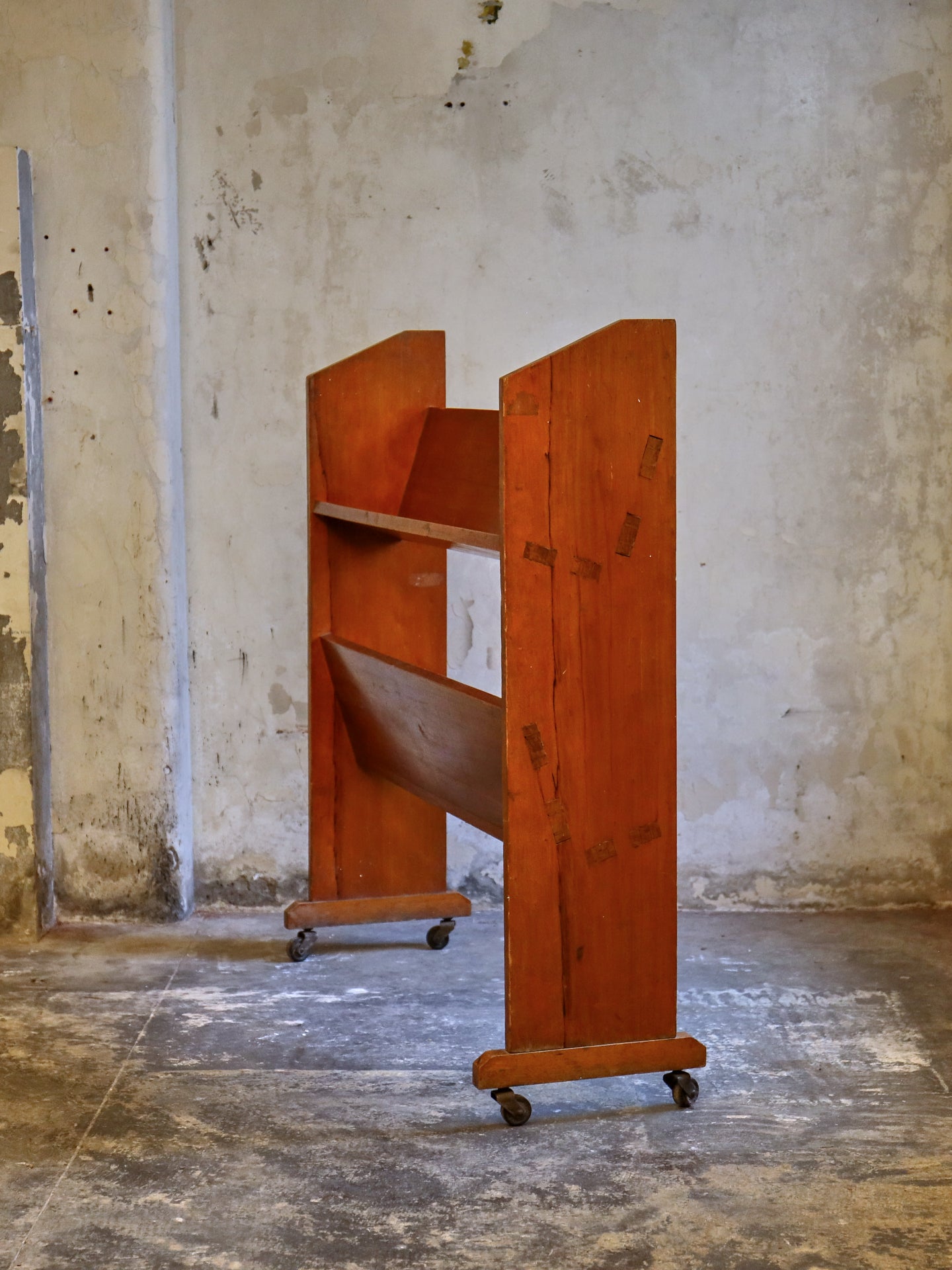 1950's Open Book Trolley Bookcase