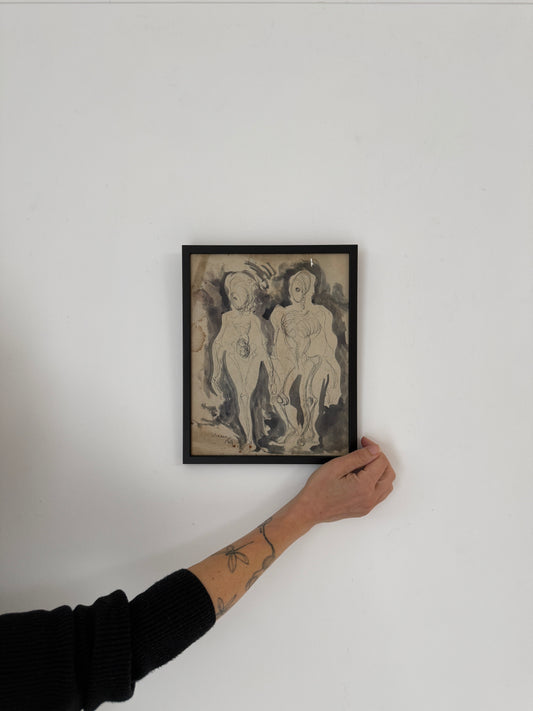 Two Surrealist Figures- RENDELL WELLS, Scottish | 1911-1997