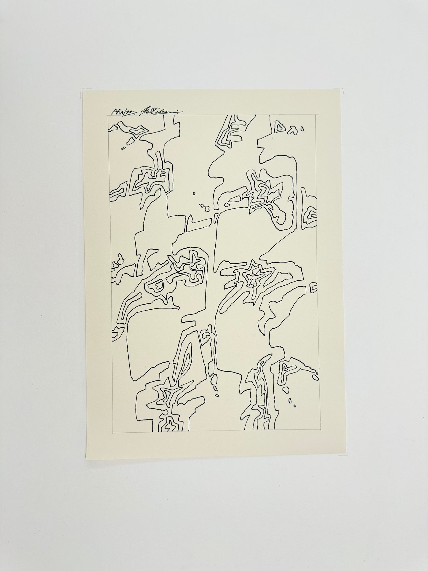 Monochromatic Original Artwork No.230 - ARTHUR ALLAN WILSON, Scottish | 1944-2024