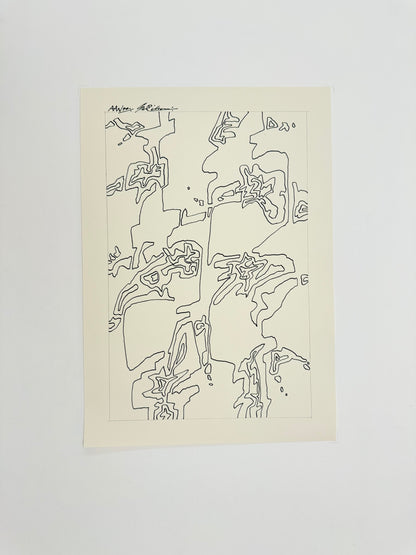 Monochromatic Original Artwork No.230 - ARTHUR ALLAN WILSON, Scottish | 1944-2024