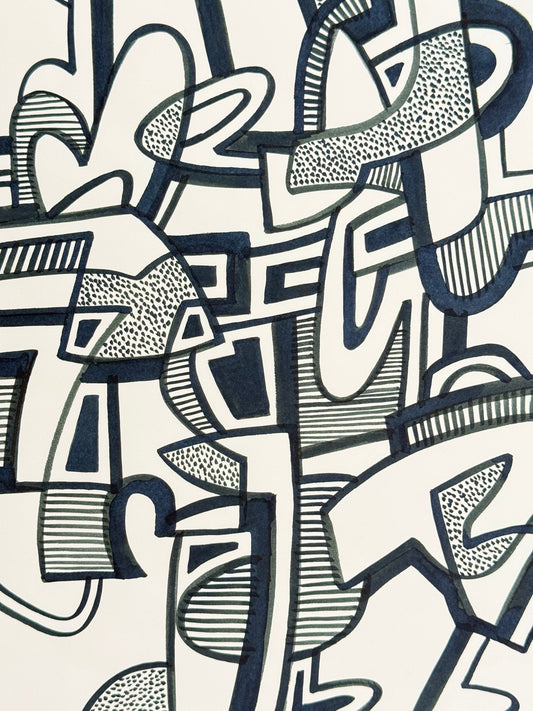 Monochromatic Original Artwork No.243 - ARTHUR ALLAN WILSON, Scottish | 1944-2024