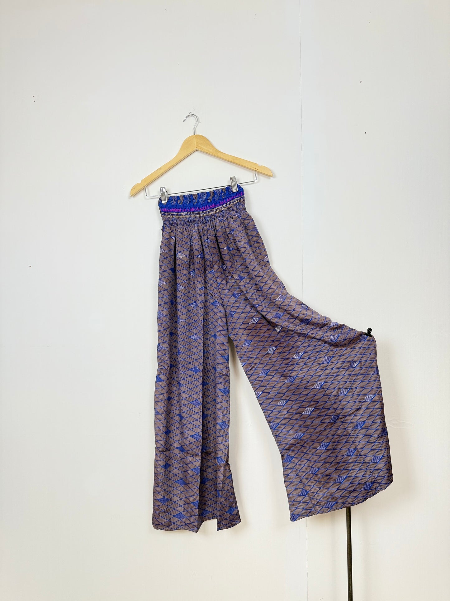 Vintage Saree Silk Trousers & Shirt Co-ordinated Set