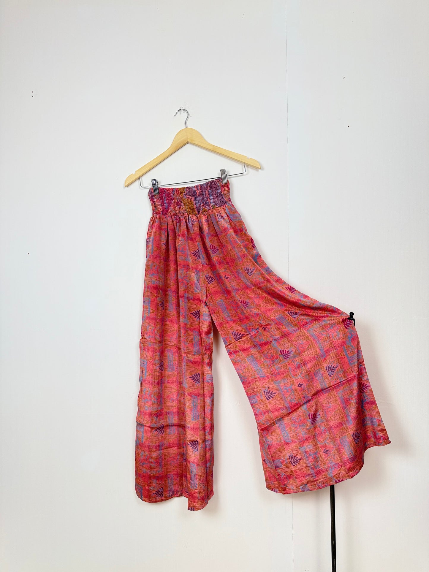 Vintage Saree Silk Trousers & Shirt Co-ordinated Set