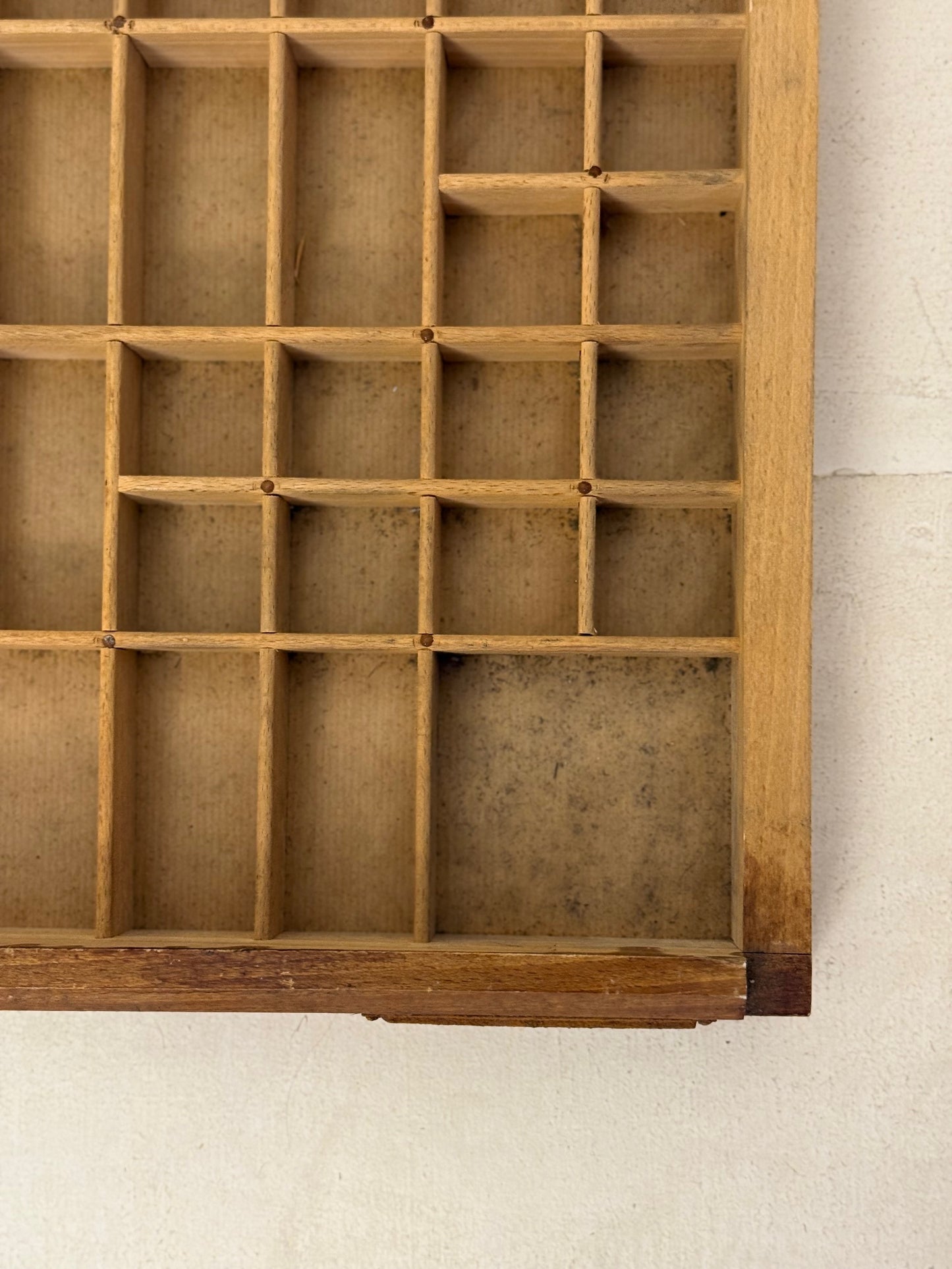 A 1950's French Printers Typeset Tray No 3
