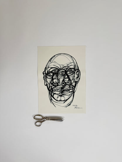 Monochromatic Original Artwork No.283 - ARTHUR ALLAN WILSON, Scottish | 1944-2024