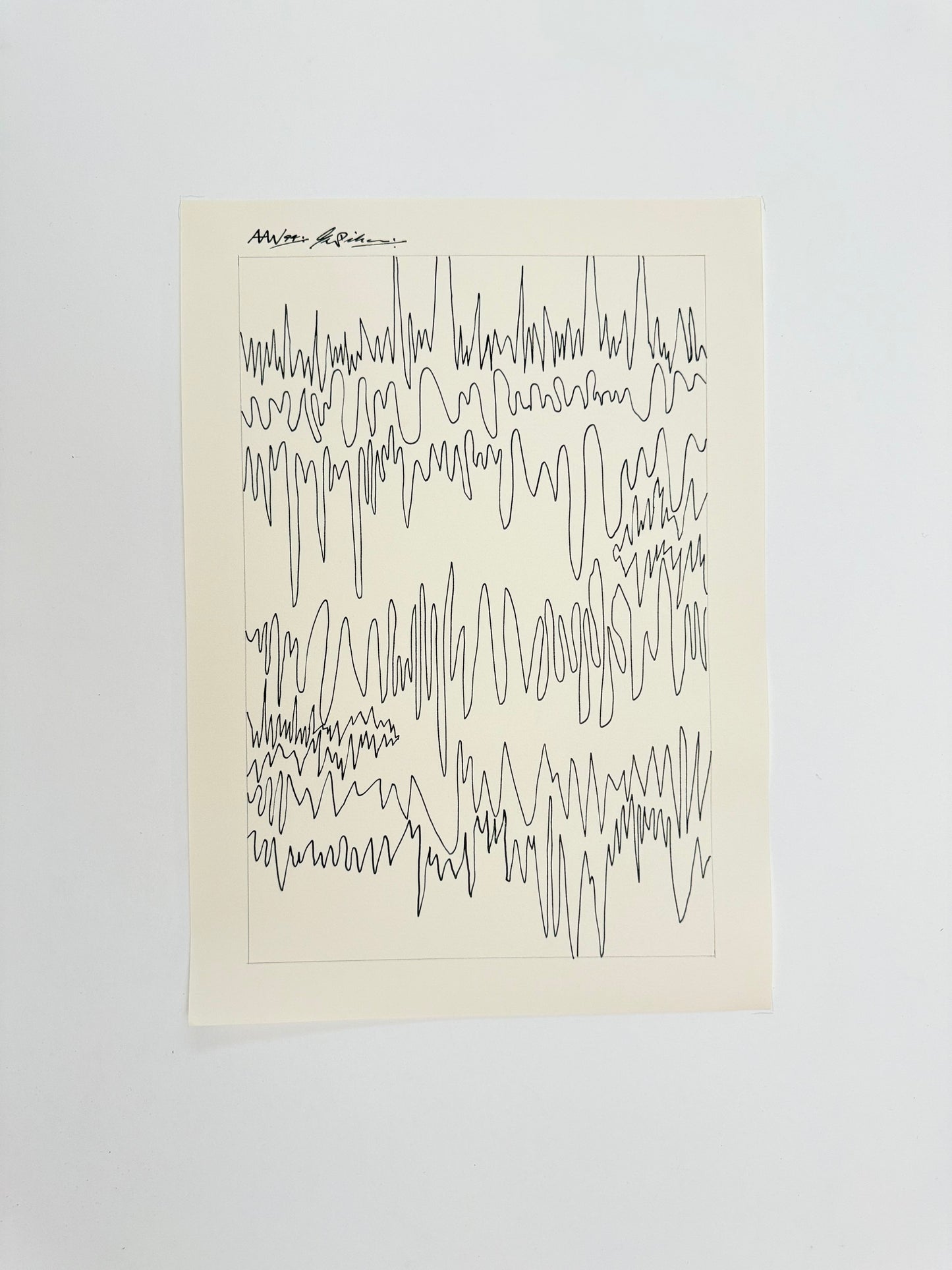 Monochromatic Original Artwork No.221 - ARTHUR ALLAN WILSON, Scottish | 1944-2024