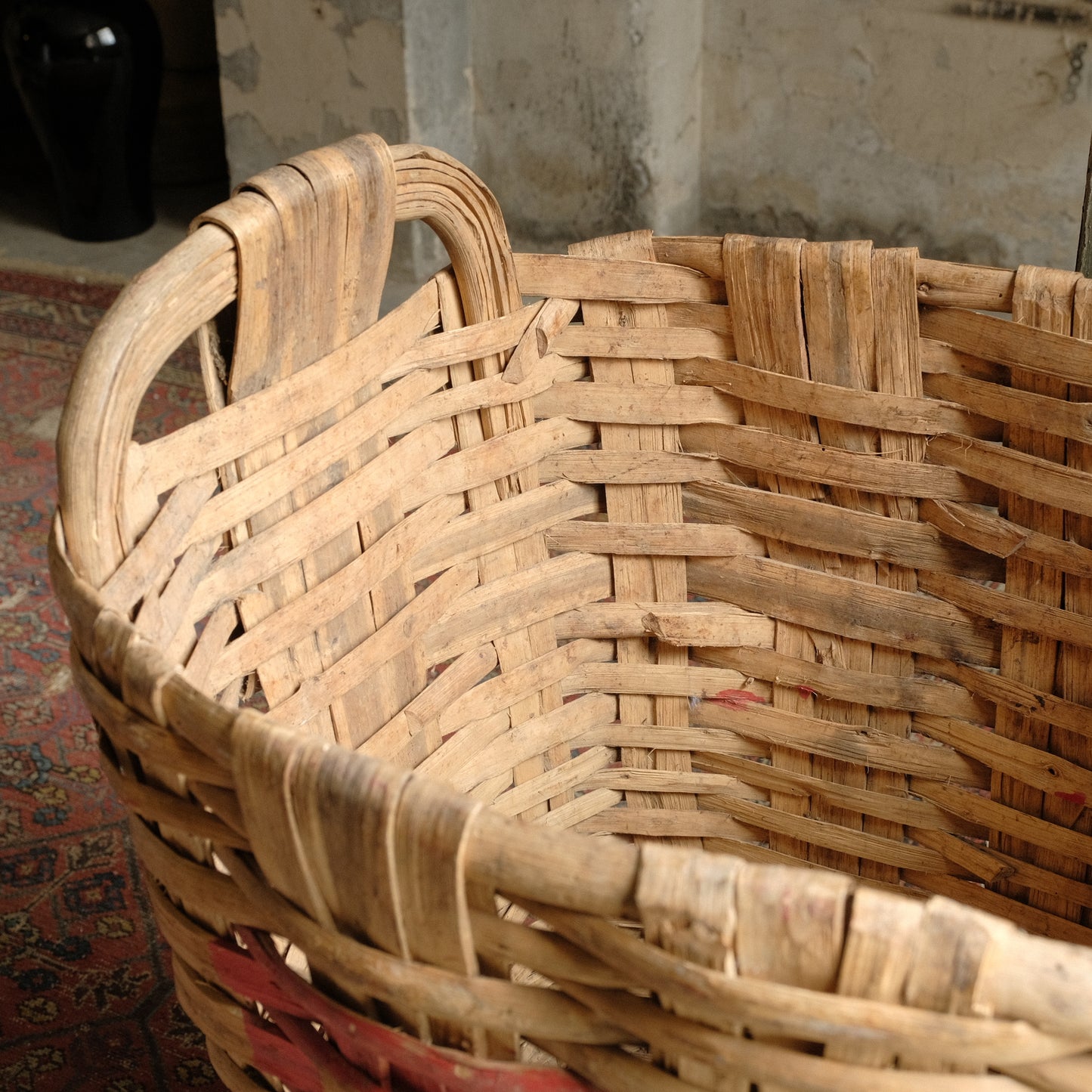 Large French Vineyard Basket c1900