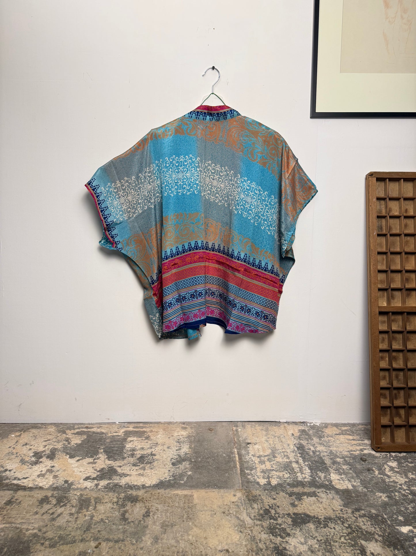 Vintage Saree Silk Shrug Blouse