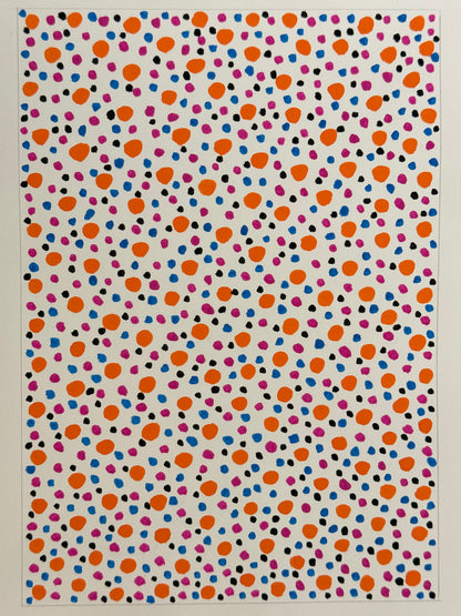 Pointillist Ink on Paper Original Artwork No.35 - ARTHUR ALLAN WILSON, Scottish | 1944-2024